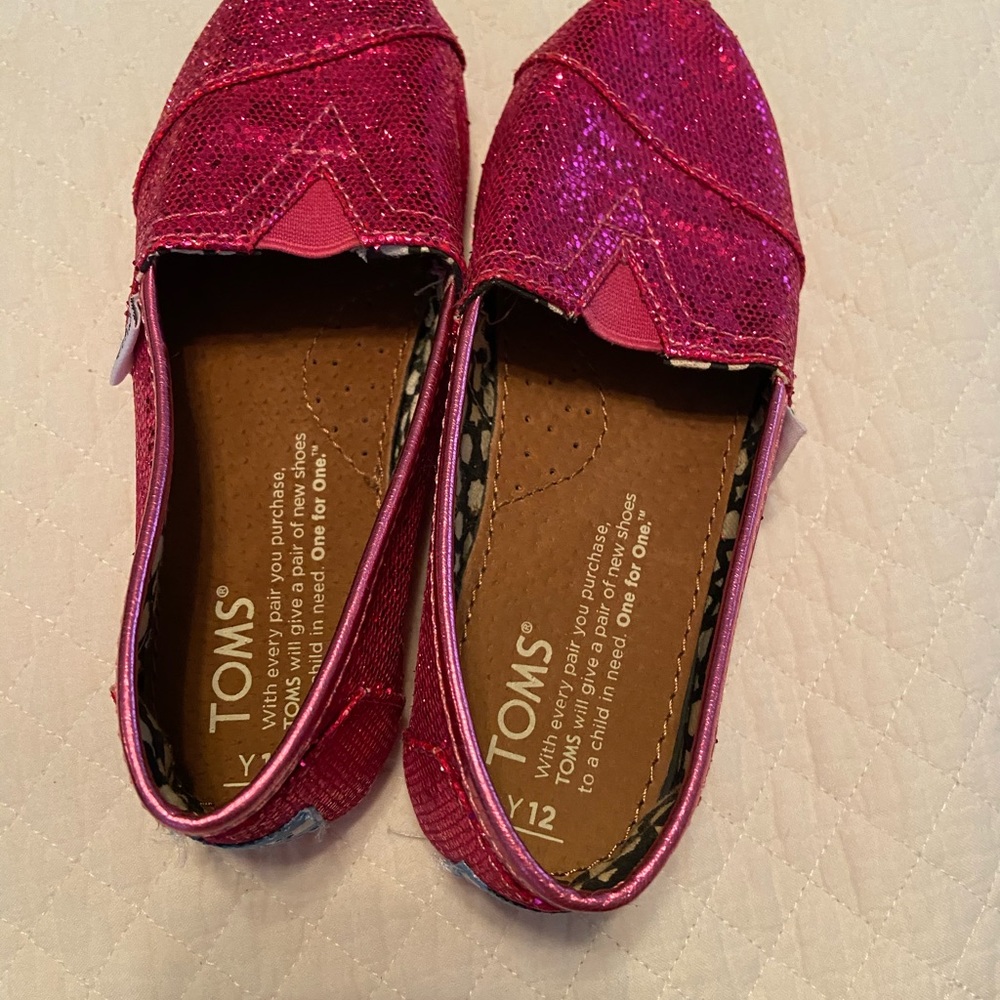 Girls glitter TOMS